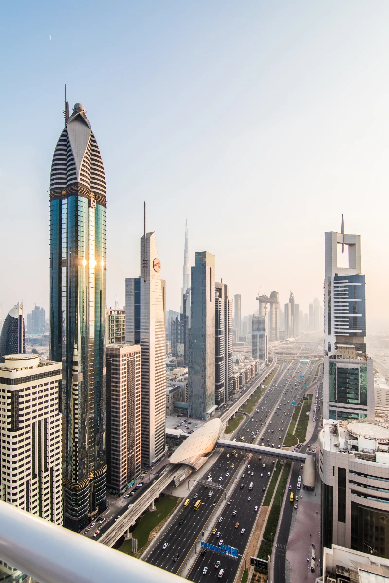 Dubai skyline, United Arab Emirates. UAE visa assistance from Uganda